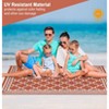 Waterproof Patio Rug Mat Outdoor Carpet Reversible RV Camping Portable Picnic Plastic Straw Rug Outside Area Rug for Balcony Deck Backyard Patio - 4 of 4