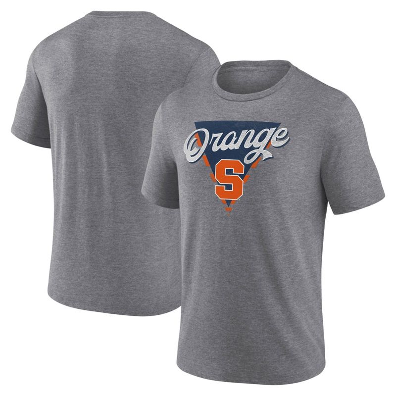 NCAA Syracuse Orange Men&#39;s Gray Triblend T-Shirt, 1 of 4