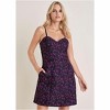 VENUS Womens Jacquard A-Line Mini Dress - 3 of 4