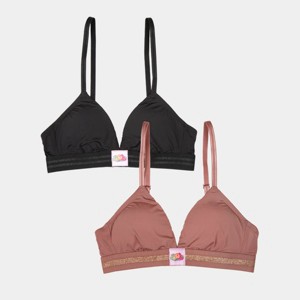 A Fresh Collection FOMO Free Triangle Bralette 2 Pack - 1 of 4