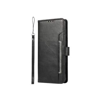 SaharaCase Genuine Leather Folio Wallet Case for Samsung Galaxy S23 FE Black (CP00515)