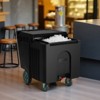 VEVOR Commercial Ice Bin, 125 lbs Portable Ice Caddy, 31.5 x 22.8 x 29 inch Insulated Ice Carrier with 4 Wheels and Sliding Lid, Black - 2 of 4