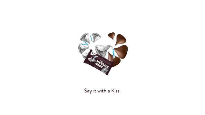 Hershey's Dark Chocolate Kisses - 10oz, 2 of 8, play video
