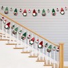 Big Dot of Happiness Red and Green Holiday Gnomes - Christmas Party DIY Decorations - Clothespin Garland Banner - 44 Pieces - 2 of 4