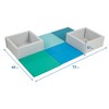 ECR4Kids SoftZone Play Patch Activity Mat and Toy Bins, 6-Piece - 2 of 4