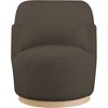 Meridian Furniture,Clarita Chenille Fabric Swivel Accent Chair - 3 of 4