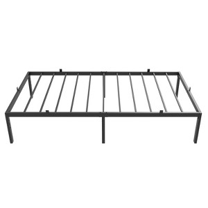 Metal Platform Bed Frame, 14' Bed Frame with Heavy Duty Slats Support, Strong Bearing Capacity Bed Frame with Under Bed Storage, No Box Spring Needed - 1 of 4