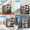 Shoe Rack 6 Tier Shoe Shelf Shoe Storage, 35 Pairs Shoe Organizer for Entryway,Stackable Shoe Holder Shoe Stand - 4 of 4
