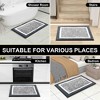 BAGOKIE 3 Piece Ultra-Soft Microfiber Bathroom Rug Set - 2 of 4