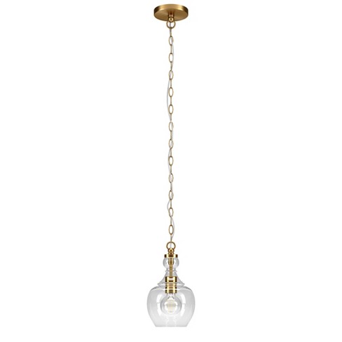 Hampton & Thyme 7" Wide Pendant with Glass Shade - image 1 of 4