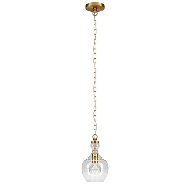Hampton & Thyme 7" Wide Pendant with Glass Shade , 1 of 10