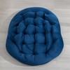 GDFStudio Charlotte Outdoor Oversized Rattan Egg Rocking Chair with Cushion - 4 of 4