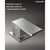 YAWWALK 8 in. Widespread Bathroom Faucet with Waterfall Spout, Double Handle - 3 of 4