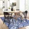 Vintage Area Rug Bohemian Washable Rug Soft Low Pile Rugs for Living Room Bedroom Dining Room - 3 of 4