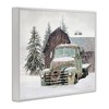Stupell Industries Winter Rural Vintage Truck & Barn, 20" x 16" - 3 of 4