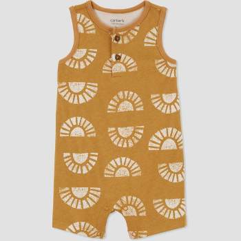 Carter's Just One You® Baby Boys' Sunrise Romper - Brown/White