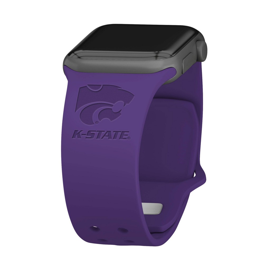 NCAA Kansas State Wildcats Wordmark Engraved Apple Watch Band - 42/44/45/49mm