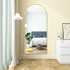 ONWITH 71" x 32" Full Length Mirror With Stand Full Body Framed Mirror for Bedroom Floor - 4 of 4