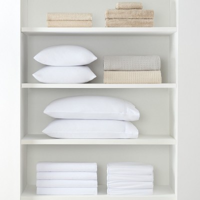 White Queen Brushed Microfiber Flat Sheets Set of 6