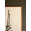Oversized Framed Eiffel Tower Wall Art – 53.5" Tall by Kalalou - 4 of 4