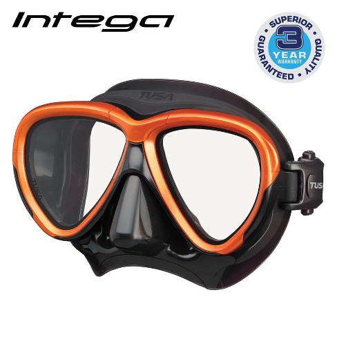 desinfektionsmiddel Hearty Afgang til Tusa Intega Diving Mask, Energy Orange/black Silicone : Target