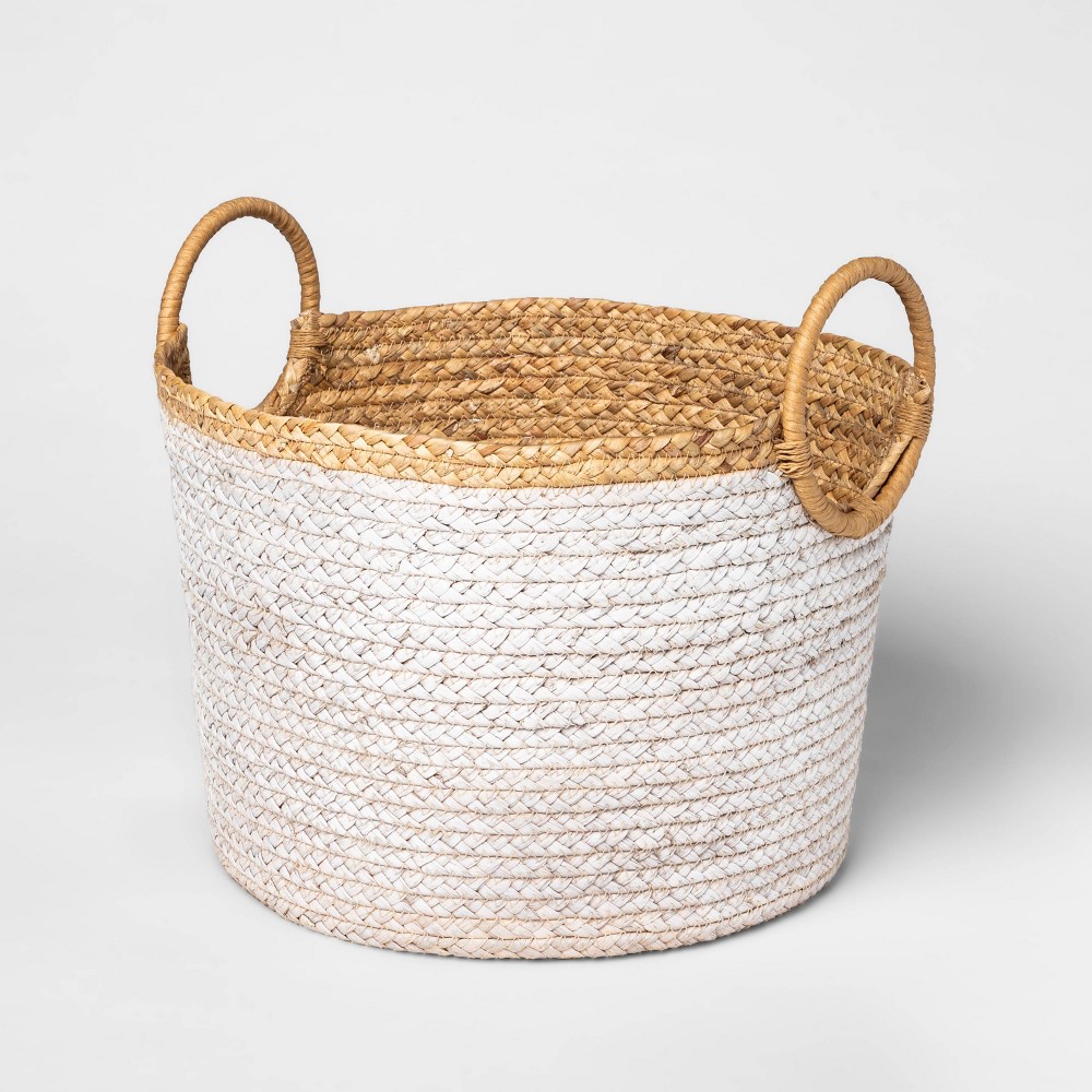 Basket with Round Handles Large - Threshold