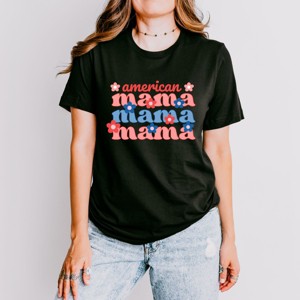 Simply Sage Market American Mama Groovy Short Sleeve Tee - 1 of 4