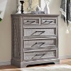 SinCiDo 36" Tall Farmhouse 5 Drawer Dressing Table with Large Drawers and Metal Handles,Suitable for Bedrooms,Living Rooms and Corridors - 2 of 4