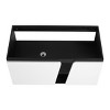 SEVOBAL Bathroom Storage Cabinets Floating Wall Mounted Vanity With Soft Close Cabinet Door for Modern Homes, Black, 38.78"*19.49"*18.9" - 2 of 4