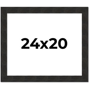 PosterPalooza | Contemporary Black Picture Frame - UV Acrylic, Backing Board, Hanging Hardware Included - 1 of 4