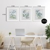 Stupell Industries Wild Blooms with Detailed Outlines 3pc Framed Print Under Glass Set - 3 of 4