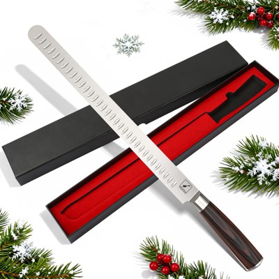 imarku Brisket Knife – Ultra Sharp Carving & Slicing Tool for BBQ, Turkey, Ham, Ribs, Roast Beef, High Carbon Stainless Steel, 12-Inch
