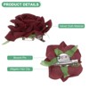 Unique Bargains Durable Velvet Cloth Flower Hair Clips Brooches 8 Pcs - 2 of 4