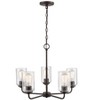 Millennium Lighting Moven 5 - Light Chandelier in  Rubbed Bronze - 3 of 4