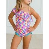 RuffleButts Girls One Shoulder Ruffle One Piece - 3 of 4