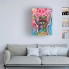 Dean Russo 'Cosmic Trash Panda for Universal Peace' Canvas Art - 3 of 4