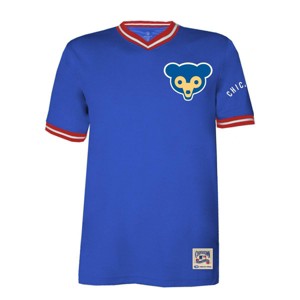 MLB Chicago Cubs Men's TC Poly V-Neck Mesh Jersey - M : Target