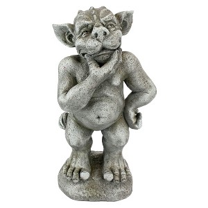 Design Toscano Plato the Ponderer Gargoyle Imp Statue - 1 of 4
