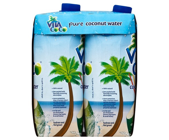 Vita Coco Pure Coconut Water - 4pk/500ml Cartons