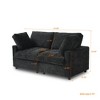 Cloud Sectional Couches for Living Room,67" Convertible Love Seat, 2 Seater Modular Sectional Sofa,Deep Seater Furniture Sets - 4 of 4