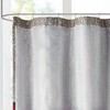 PAGED Jacquard Embroidered Shower Curtain,Shower Curtains with 12 Button Holes for Bathroom,Machine Washable - 4 of 4