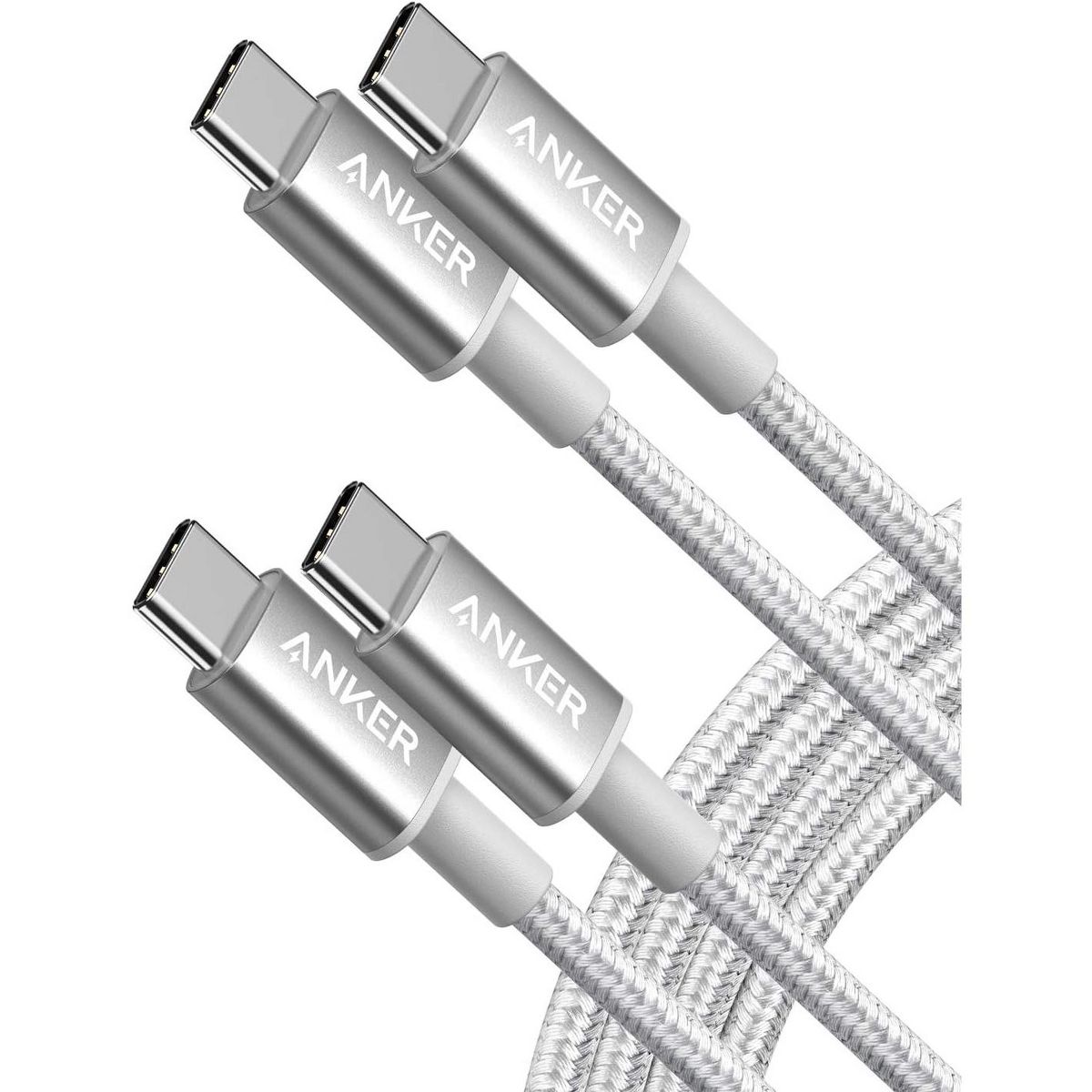 Anker USB C to USB C Cable, Type-C 60W Fast Charging Cable (6 FT, 2Pack)