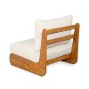 Christopher Knight Home Ansonia Mid-Century Modern Outdoor Acacia Wood Club Chair with Water-Resistant Cushion - 4 of 4