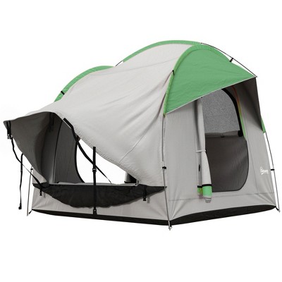 PAGED Camping Tent for 5-6 Person Hiking Tent with 3 Doors and Mesh Window for Fishing, Family Camping, Hiking