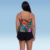 Trimshaper Women's Ronnie Two Tier Ruffle Tankini Swimsuit Top - 3 of 3