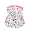Hudson Baby Infant and Toddler Girls Cotton Dresses, Pink Doodles - 2 of 4