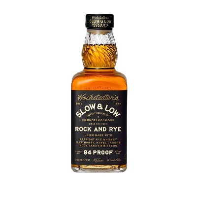 Rock and Rye Slow and Low Whiskey - 750ml Bottle