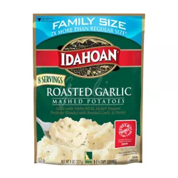 Idahoan Gluten Free Roasted Garlic Mashed Potatoes Family Size - 8oz