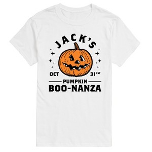 Men's - Instant Message - Jacks Pumpkin Boonanza Short Sleeve Graphic T-Shirt - 1 of 4