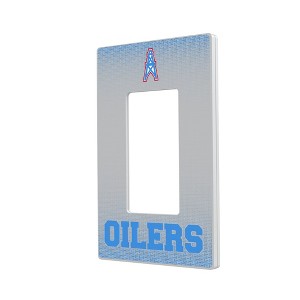 NFL AFC Historic Teams Linen Hidden-Screw Light Switch Plate for Single Rocker - 1 of 4